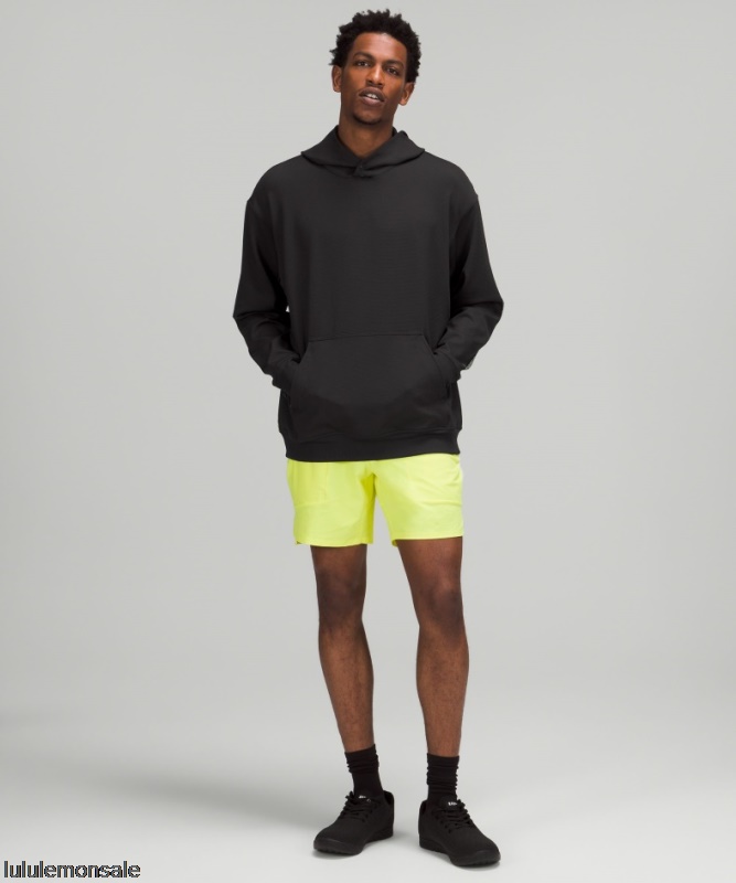 Lululemon Verkauf DELULU634 | Lululemon Deutschland Schwarzer Trainings-Hoodie Mit Entspannter Passform